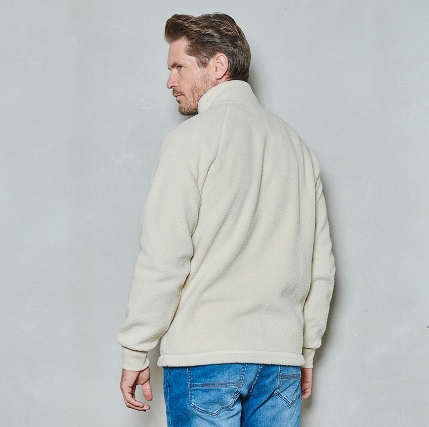 Men sweater full zip teddy | Brazilian Sand