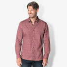 Men Shirt Small Art, Woven | Red Ochre