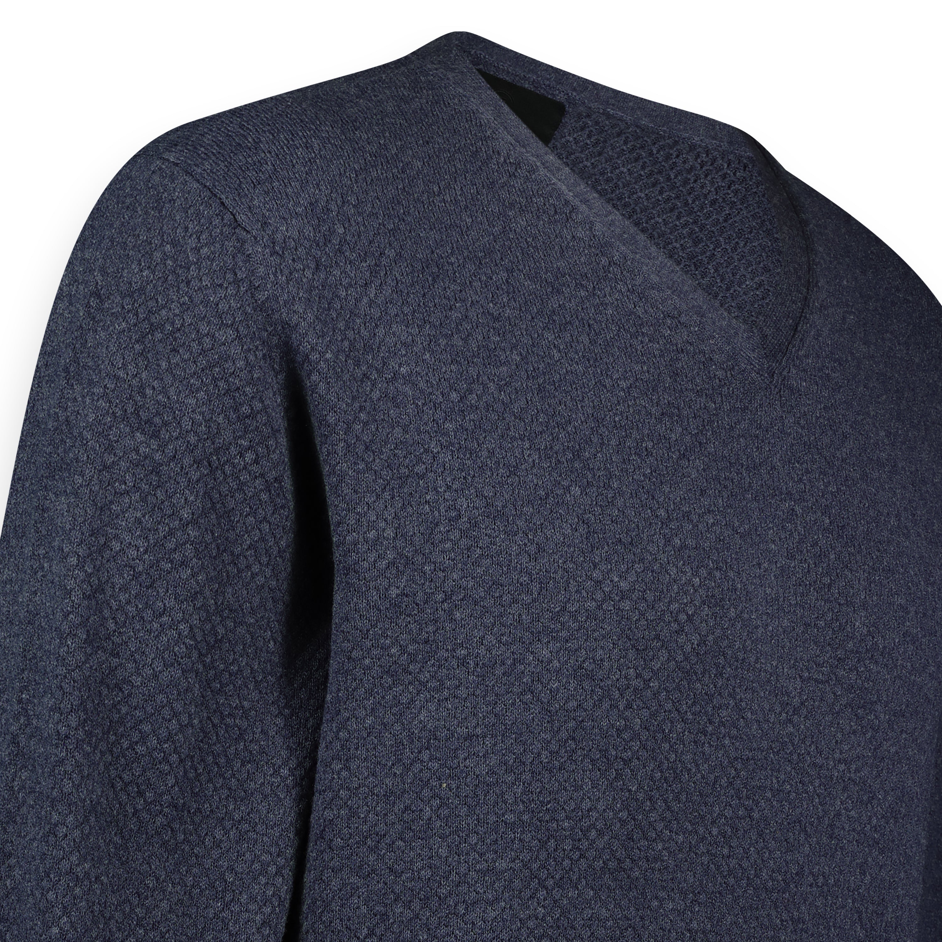 Men Pullover V-Neck Knit | Dress Blues