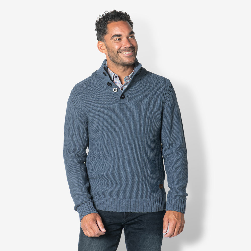 Half button clearance pullover