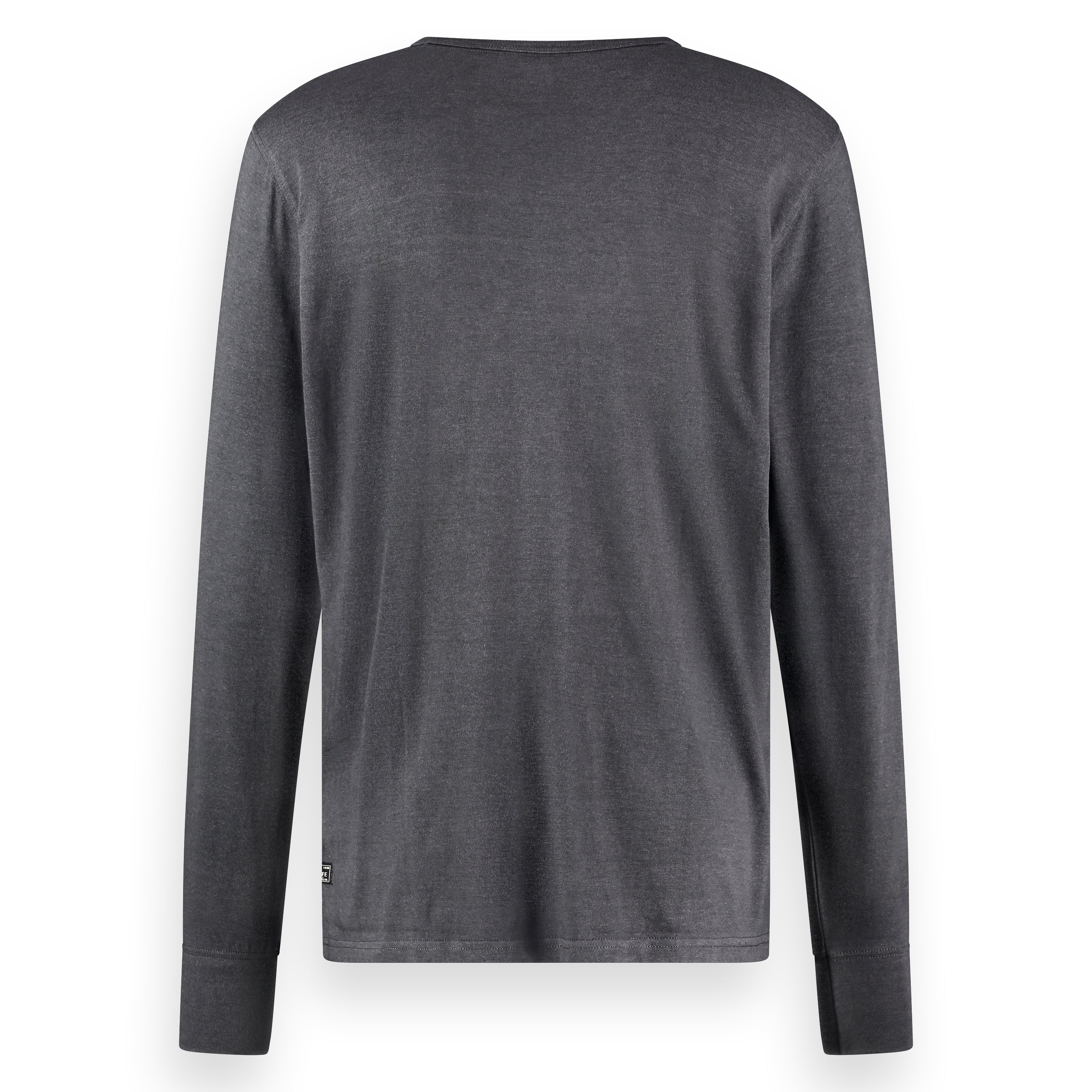 Men T.Shirt Logo L.S. Knit | Asphalt