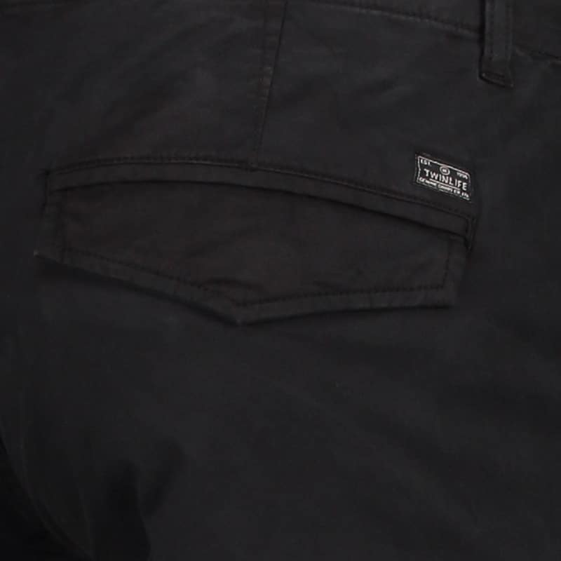 Cargo Pants Black Back Pocket Detail