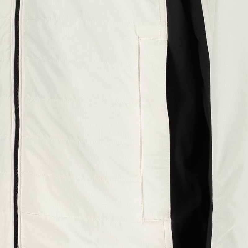 Jacket Hybrid Bomber Blanc de Blanc Pocket Detail