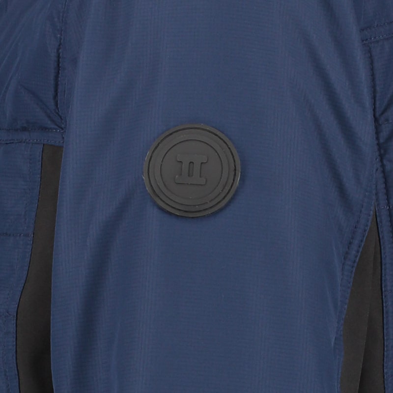 Jacket Hybrid Bomber Maritime Blue Badge Detail