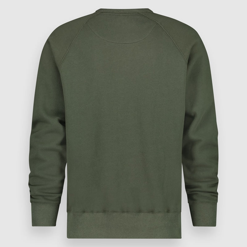 Sweat Crew Raglan Print Deep Depths Back