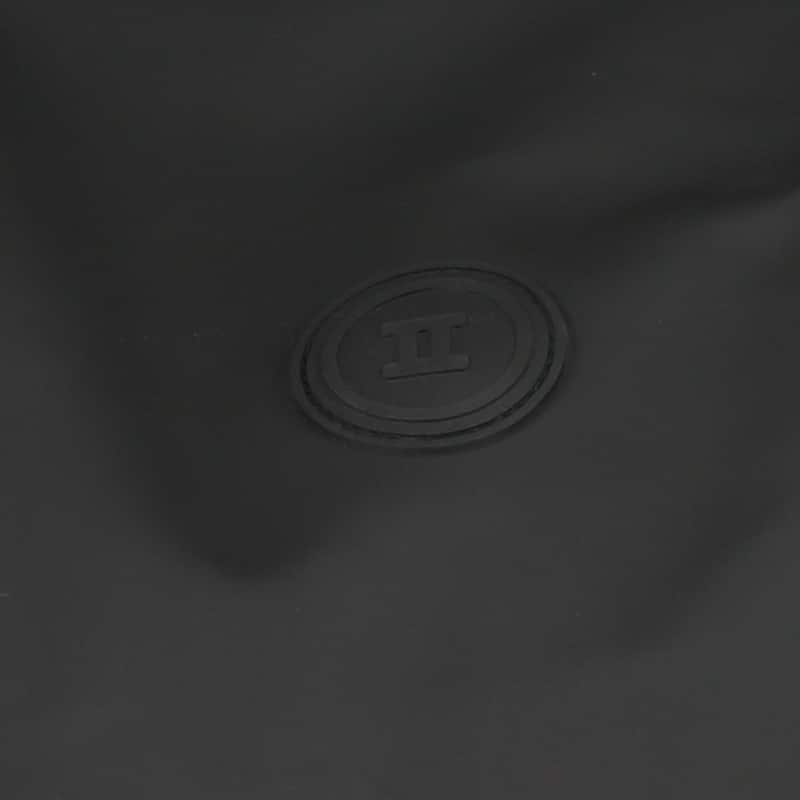 Weekender Bag Black Logo Badge Detail