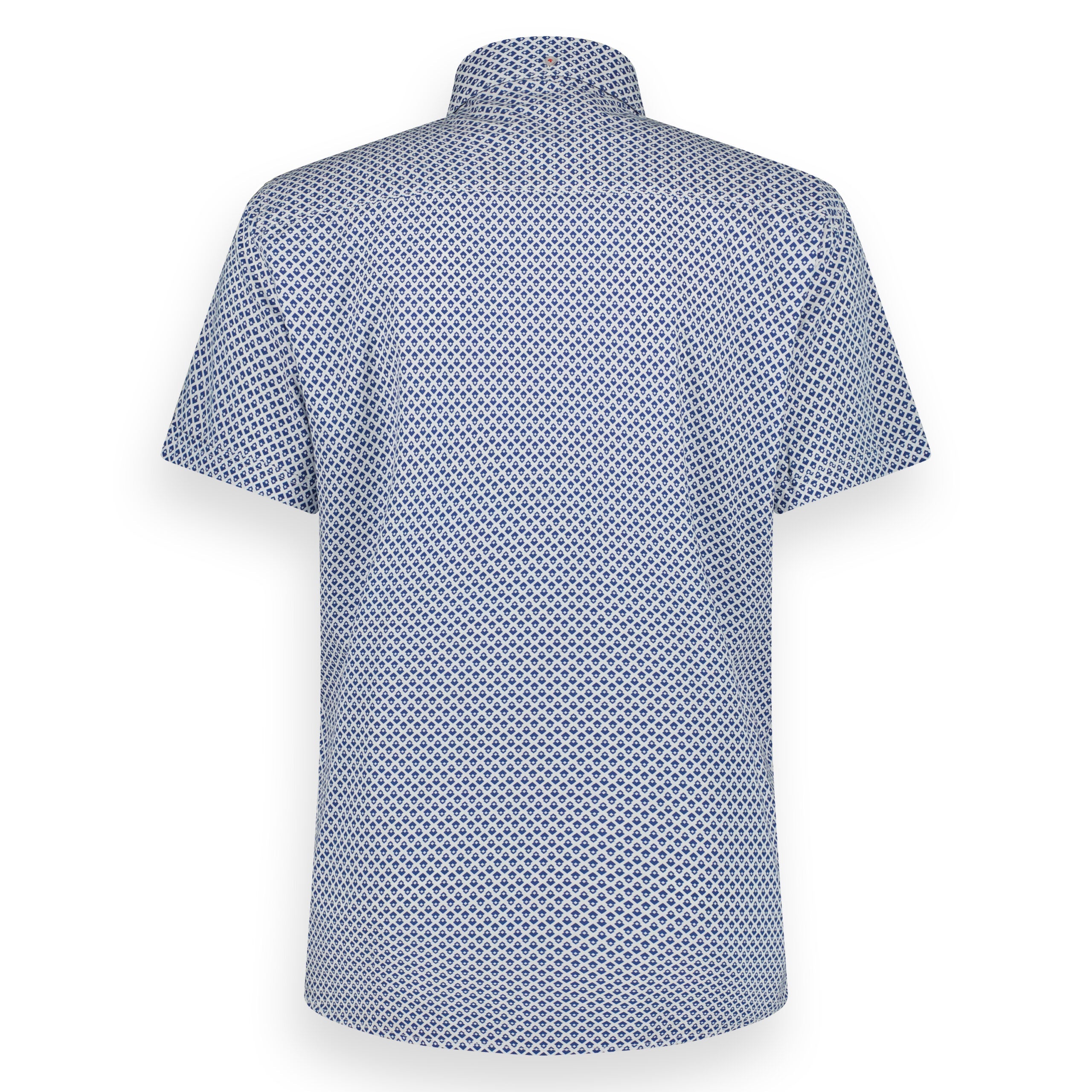 Men shirt small graphic shortsleeve | Navy Peony