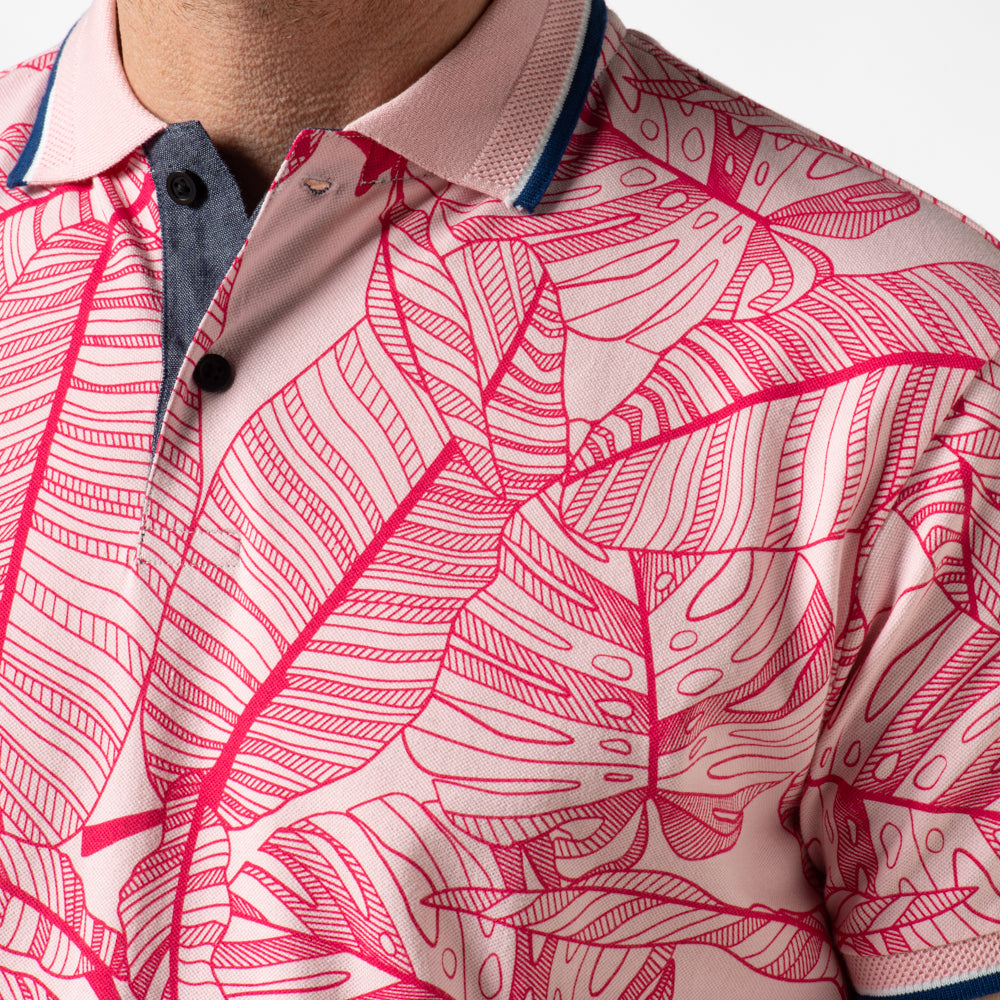 Men polo leaves | Tickled Pink